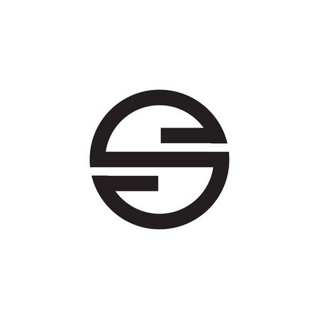 S letter initial logo design templateのイラスト素材