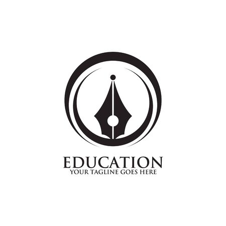 Education logo design inspiration vector templateのイラスト素材