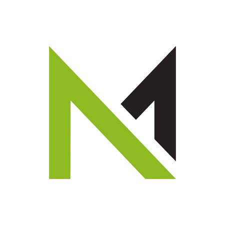 M letter initial logo design inspiration vector templateのイラスト素材