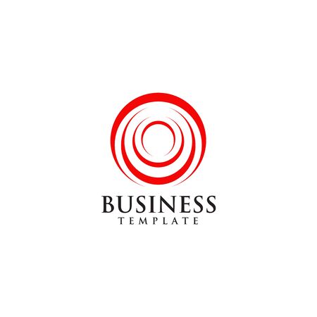 Circle logo design inspiration vector templateのイラスト素材