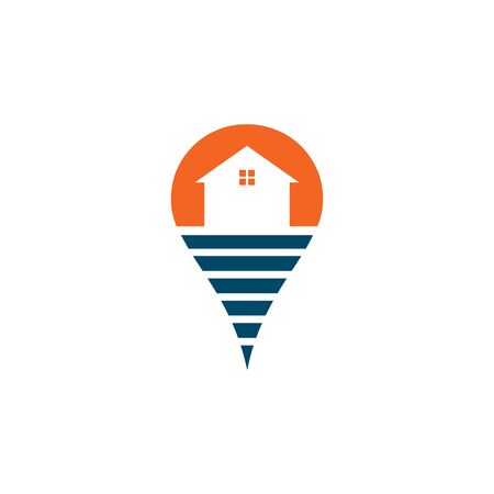 Home logo design inspiration vector icon templateのイラスト素材