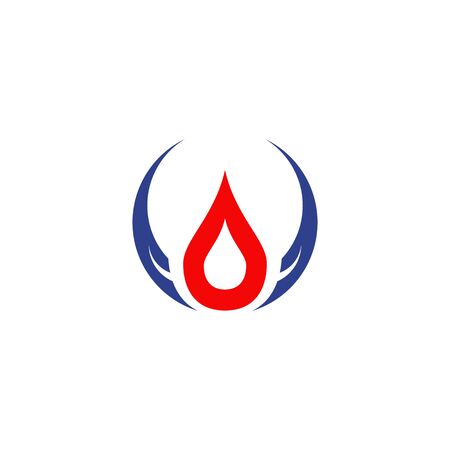Blood icon design vector templateのイラスト素材