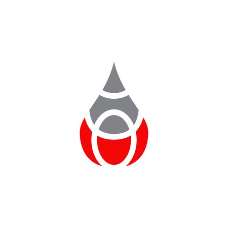Blood icon design vector templateのイラスト素材