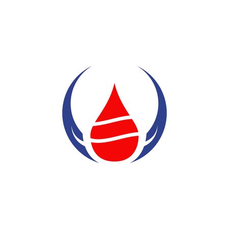 Blood icon design vector templateのイラスト素材