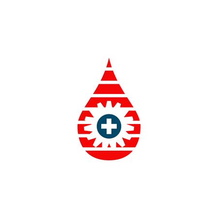 Blood icon design vector templateのイラスト素材