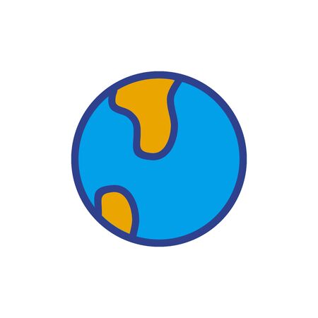 Earth globe  design templateのイラスト素材