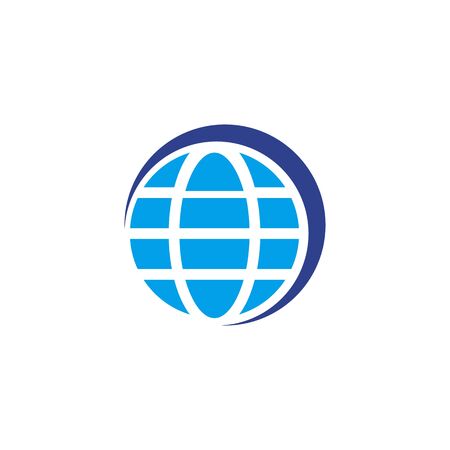 Earth globe design templateのイラスト素材