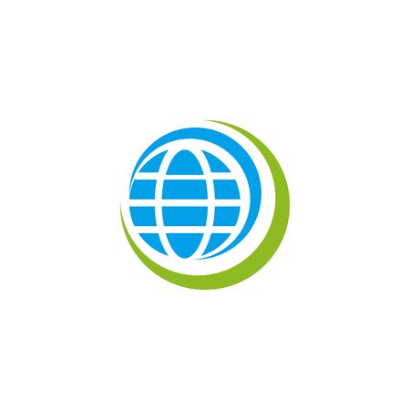 Earth globe design templateのイラスト素材