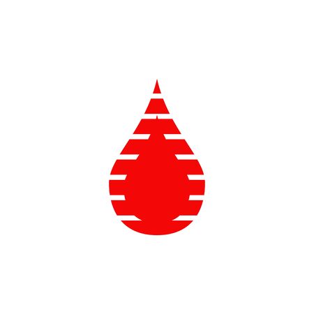 Blood icon design vector templateのイラスト素材