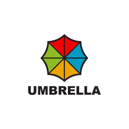 Umbrella design inspiration vector icon templateのイラスト素材