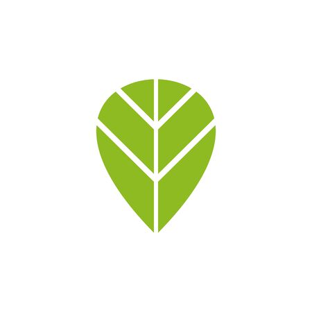 Leaf icon  design inspiration vector templateのイラスト素材