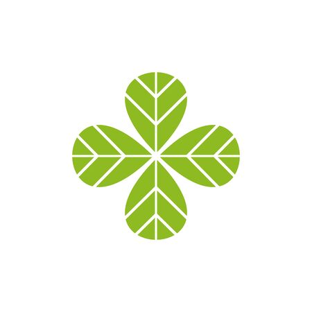 Leaf icon  design inspiration vector templateのイラスト素材