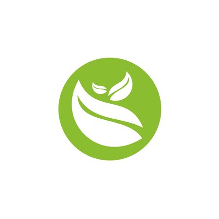 Leaf icon design inspiration vector templateのイラスト素材