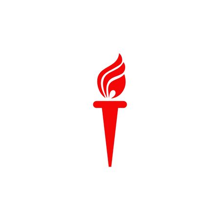 Torch design inspiration vector icon templateのイラスト素材