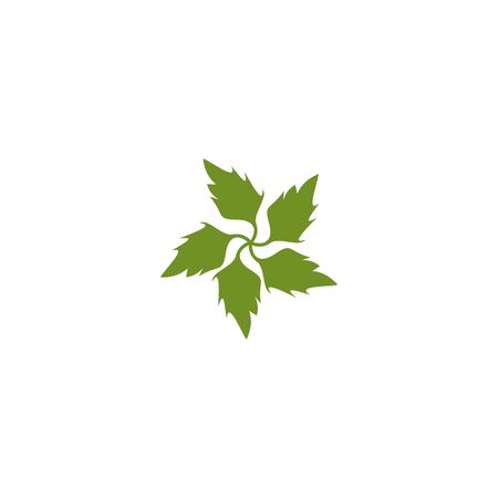 Leaf icon design inspiration vector templateのイラスト素材