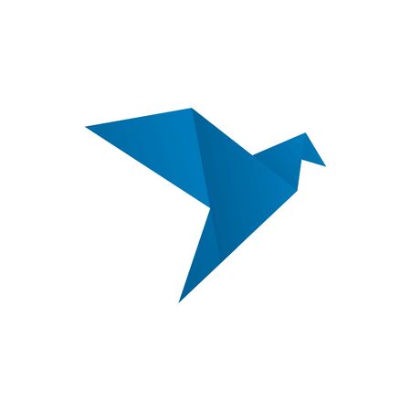 Bird origami   design inspiration vector templateのイラスト素材