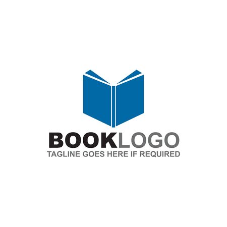 Book logo design inspiration vector templateのイラスト素材