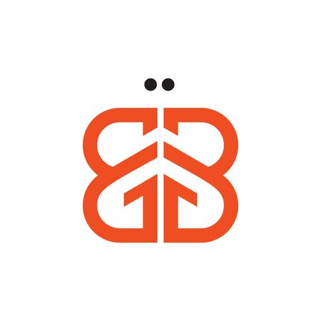 Butterfly   design inspiration vector templateのイラスト素材