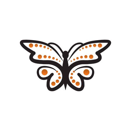 Butterfly   design inspiration vector templateのイラスト素材