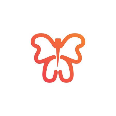 Butterfly   design inspiration vector templateのイラスト素材