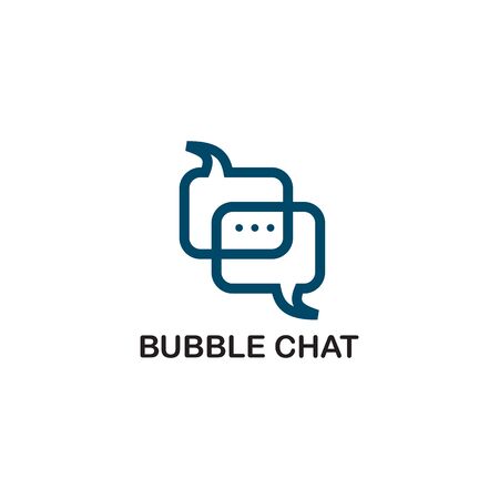 Bubble chat   icon design inspiration vector templateのイラスト素材