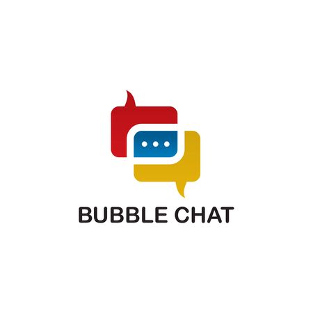 Bubble chat   icon design inspiration vector templateのイラスト素材