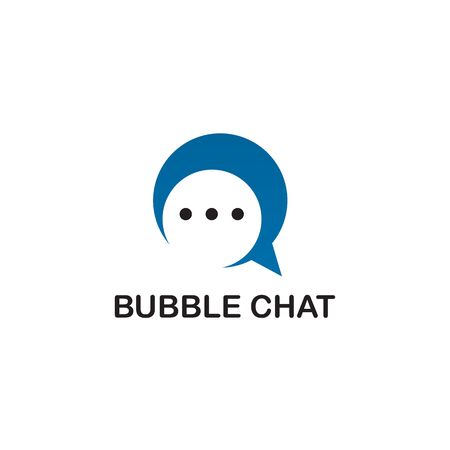 Bubble chat   icon design inspiration vector templateのイラスト素材