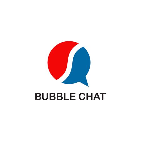 Bubble chat   icon design inspiration vector templateのイラスト素材