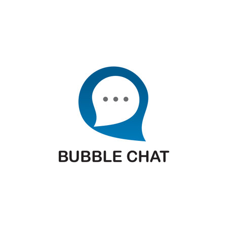 Bubble chat   icon design inspiration vector templateのイラスト素材