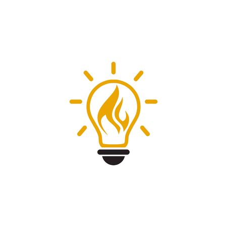 bulblamp  design inspiration vector templateのイラスト素材