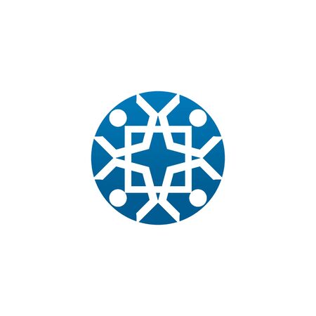 Community and adoption care  design vector templateのイラスト素材