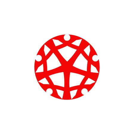 Community and adoption care  design vector templateのイラスト素材