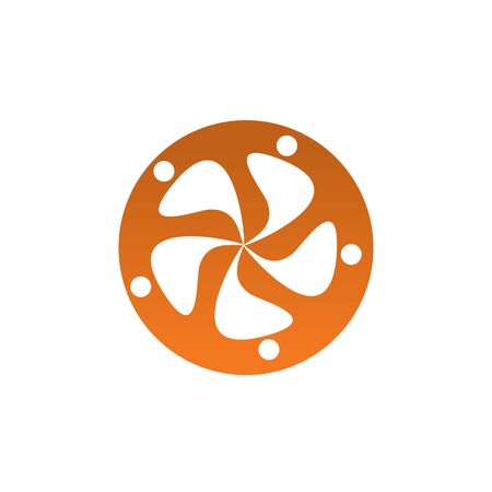 Community and adoption care  design vector templateのイラスト素材