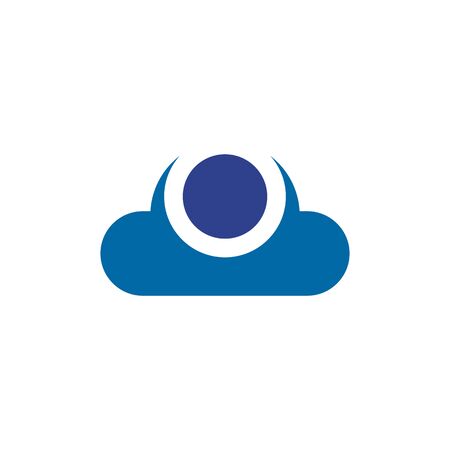 Cloud  design inspiration vector templateのイラスト素材