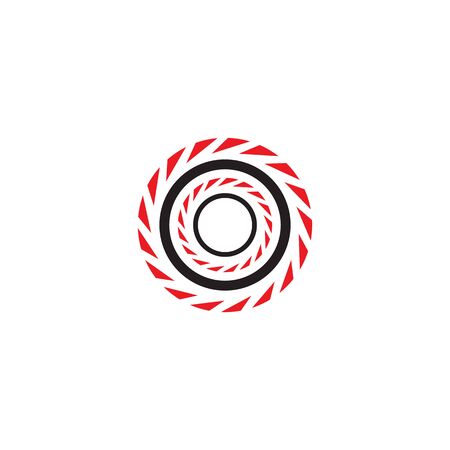 Circle  design inspiration icon vector templateのイラスト素材