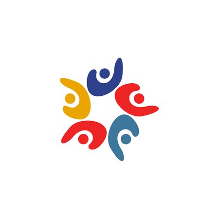 Community and adoption care  design vector templateのイラスト素材