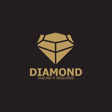 Diamond  icon design vector templateのイラスト素材