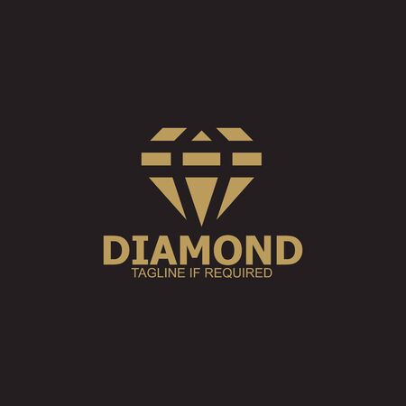 Diamond  icon design vector templateのイラスト素材