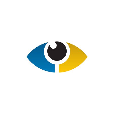 Eye logo design inspiration vector templateのイラスト素材