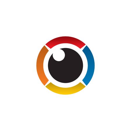 Eye logo design inspiration vector templateのイラスト素材
