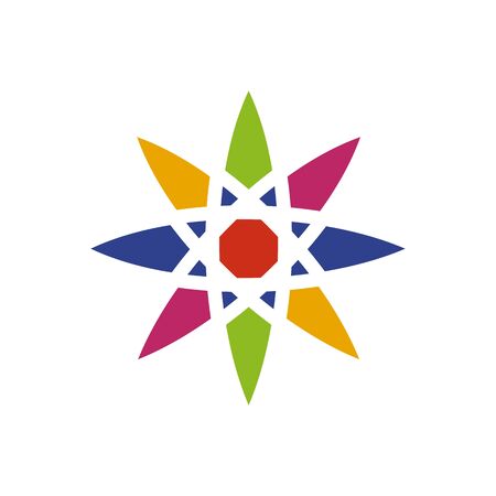 Flower icon logo design inspiration vector templateのイラスト素材