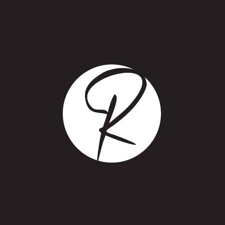 R letter logo design vector templateのイラスト素材
