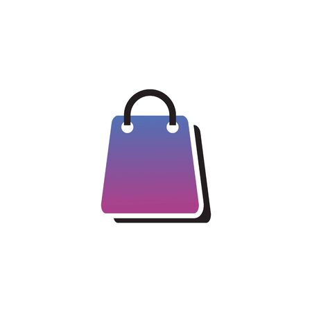Shopping bag icon logo design vector templateのイラスト素材