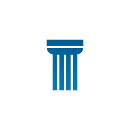 Pillar icon logo design inspiration vector templateのイラスト素材
