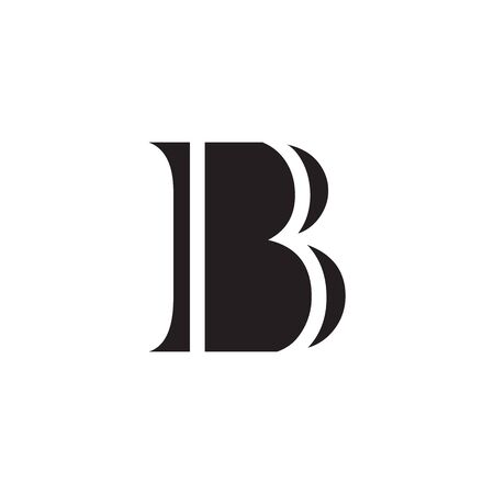 B letter  design inspiration vector templateのイラスト素材