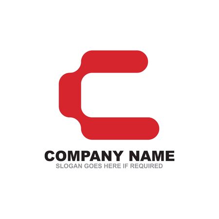 C letter initial  design inspiration vector templateのイラスト素材