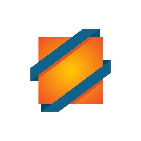 Square logo design inspiration vector templateのイラスト素材