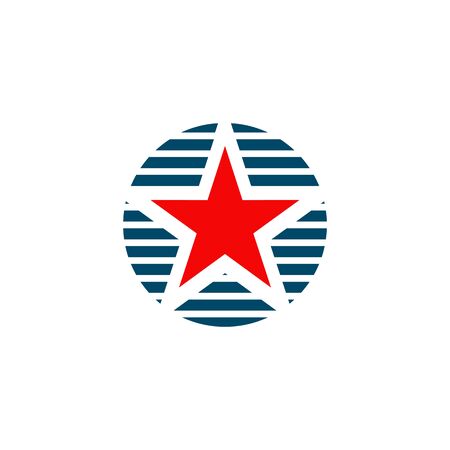 Star logo design inspiration vector templateのイラスト素材