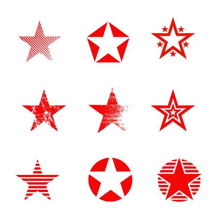 Star logo design inspiration vector templateのイラスト素材