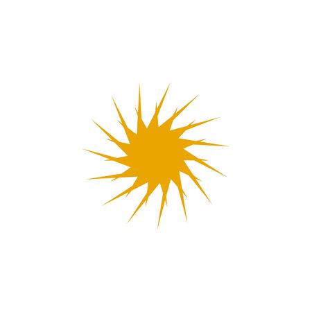 Sun logo design inspiration vector templateのイラスト素材